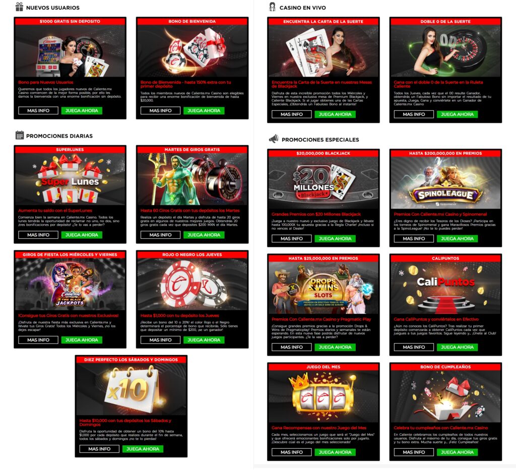 Caliente Casino En Línea México